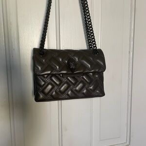 Elegant Black Quilted Shoulder Bag
